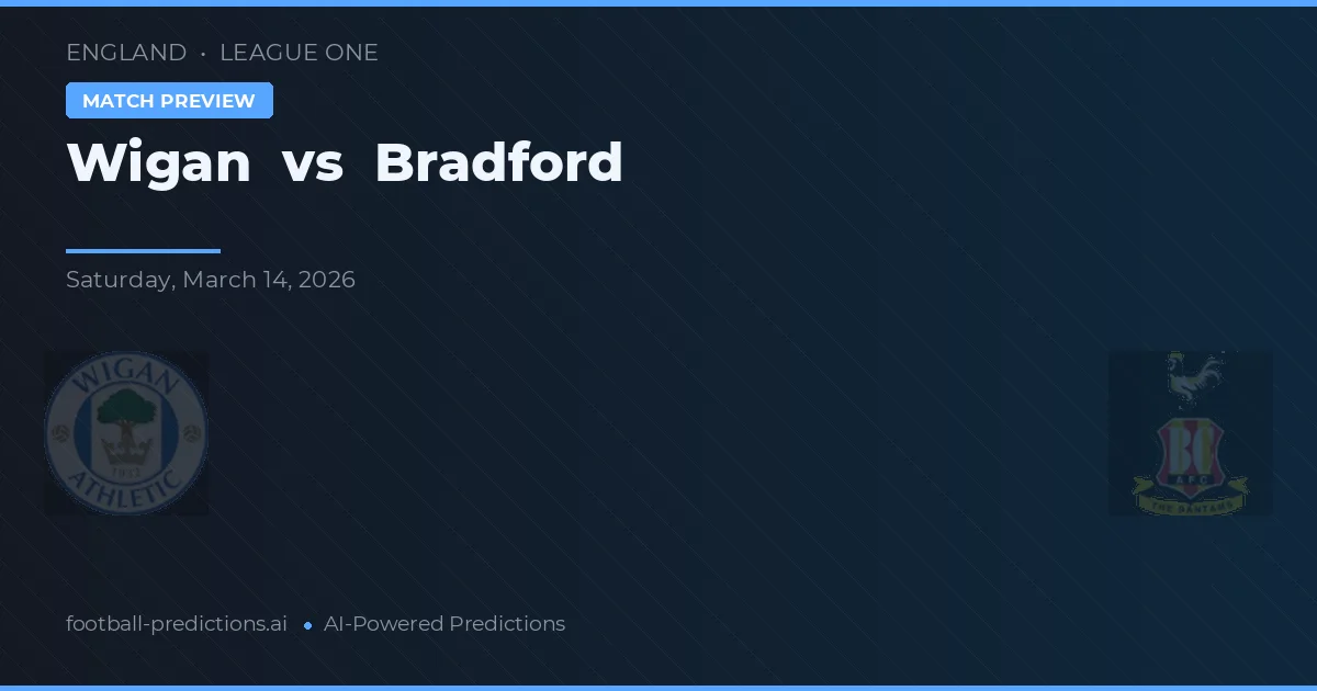 Wigan vs Bradford — matchtips och förhandstitt