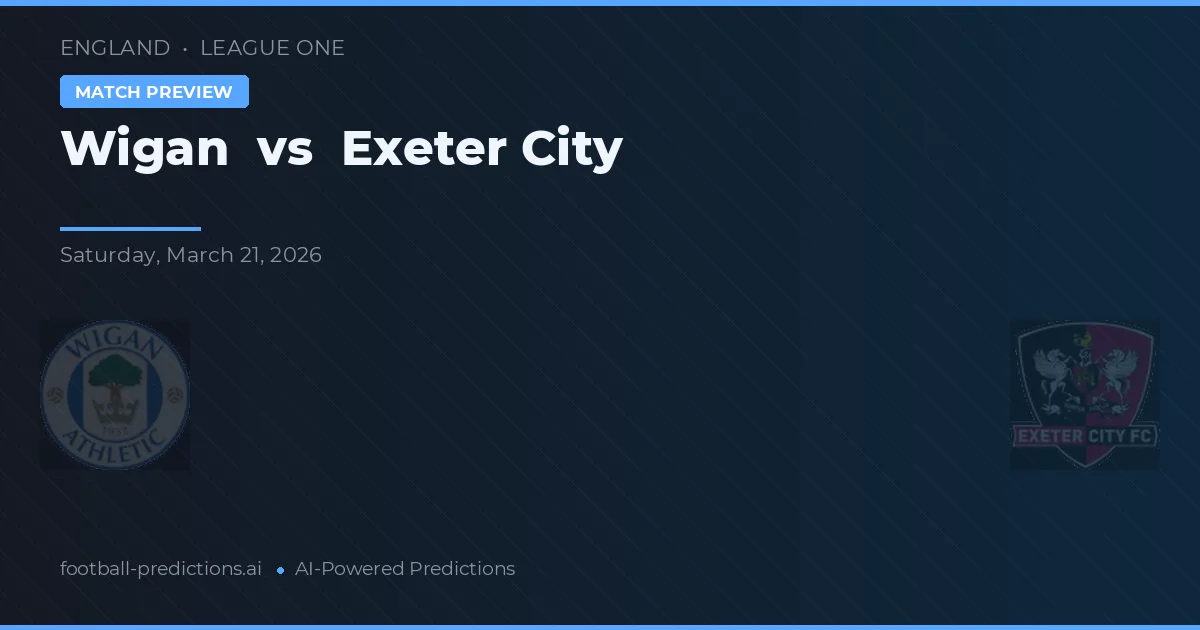 Wigan vs Exeter City — matchtips och förhandstitt