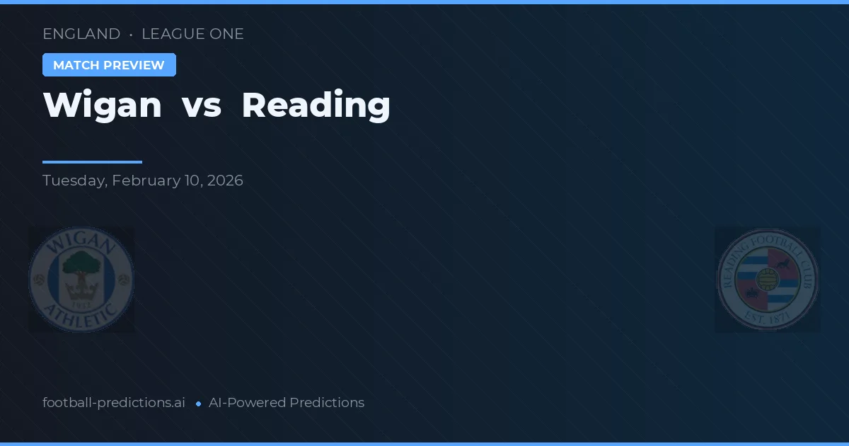 Wigan vs Reading — matchtips och förhandstitt