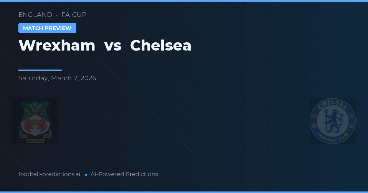 Wrexham vs Chelsea — matchtips och förhandstitt