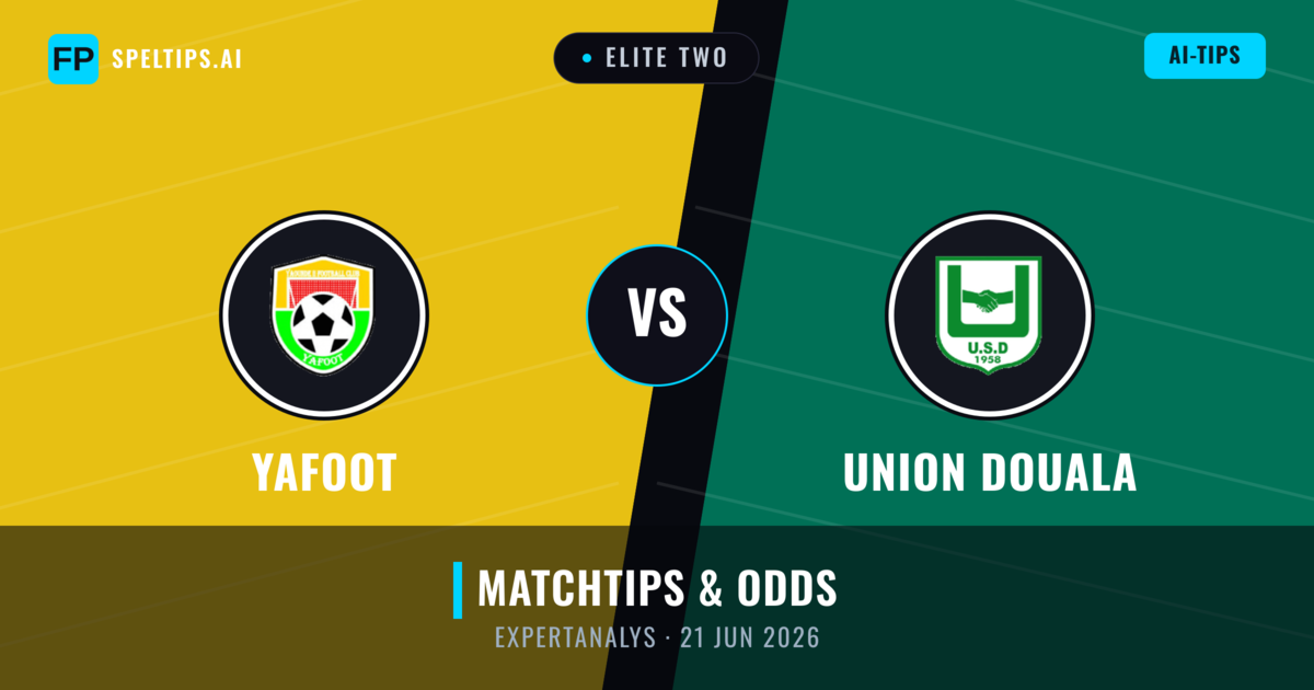 Yafoot vs Union Douala — matchtips och förhandstitt