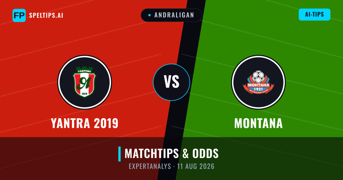 Yantra 2019 vs Montana — matchtips och förhandstitt