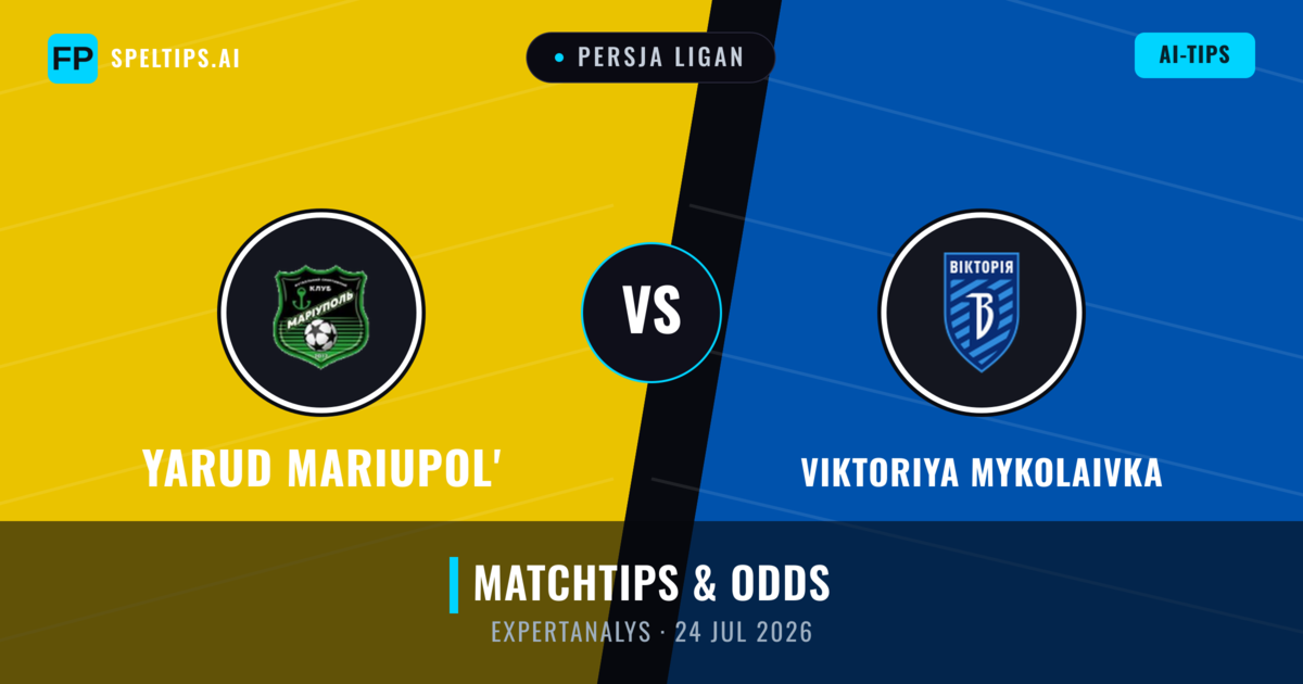 Yarud Mariupol' vs Viktoriya Mykolaivka — matchtips och förhandstitt