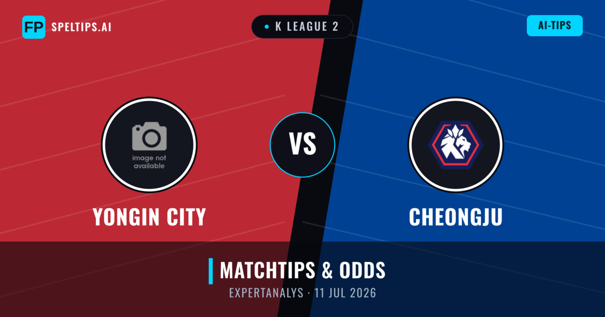 Yongin City vs Cheongju — matchtips och förhandstitt