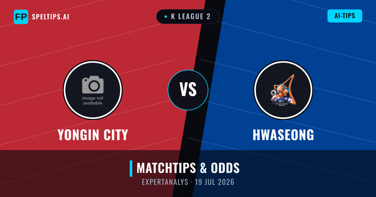Yongin City vs Hwaseong — matchtips och förhandstitt