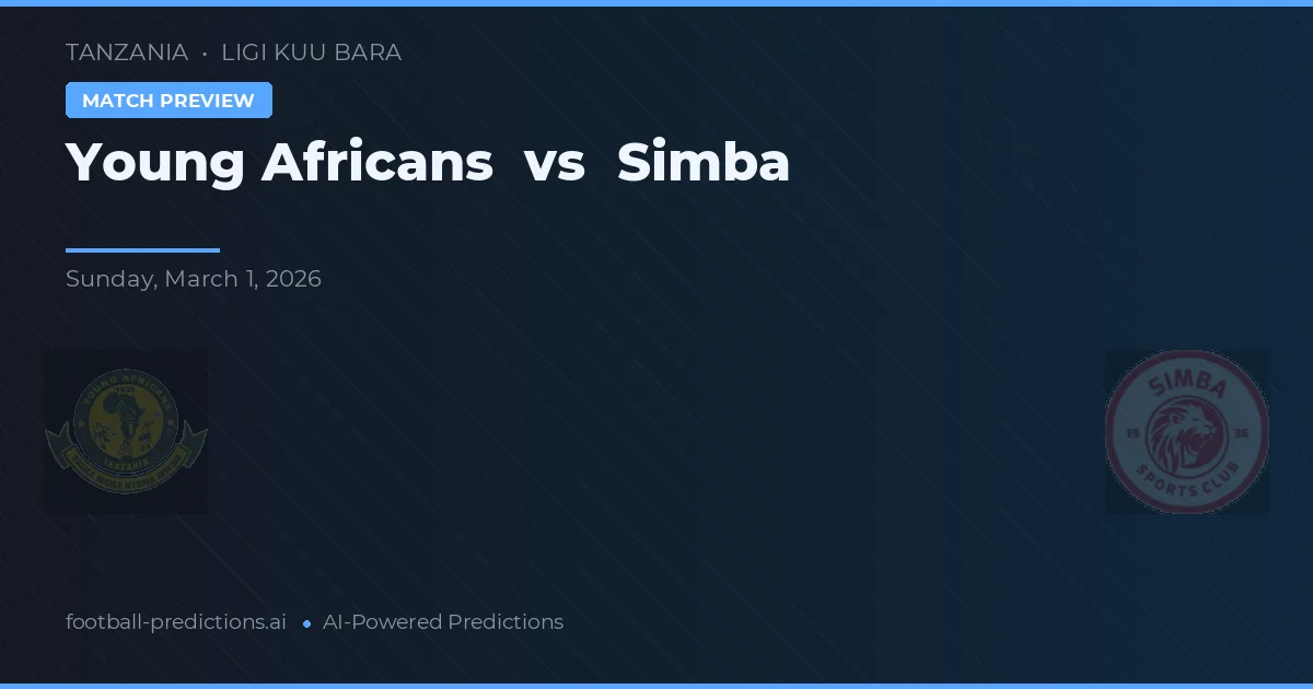 Young Africans vs Simba — matchtips och förhandstitt
