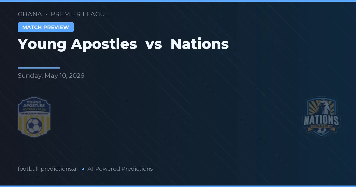 Young Apostles vs Nationer — matchtips och förhandstitt