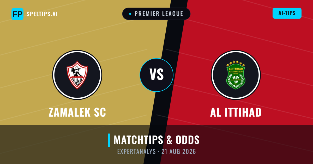 Zamalek SC vs Al Ittihad — matchtips och förhandstitt