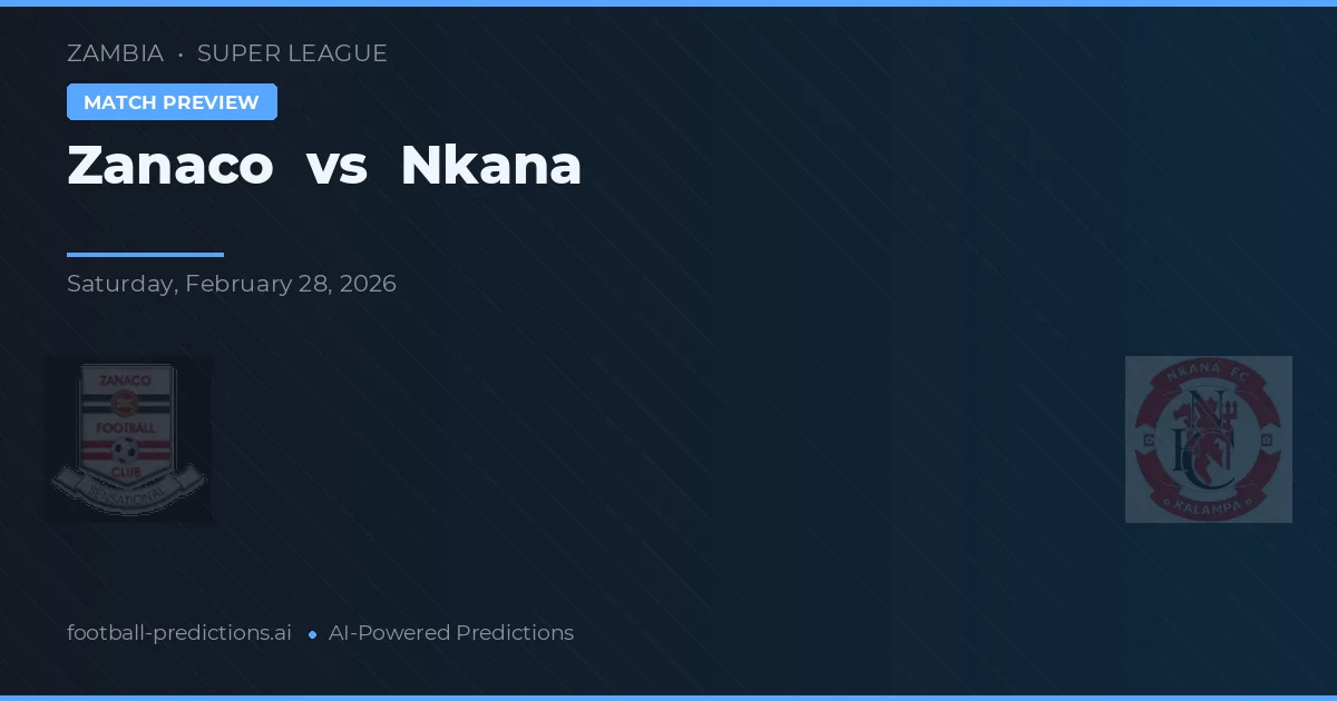 Zanaco vs Nkana — matchtips och förhandstitt