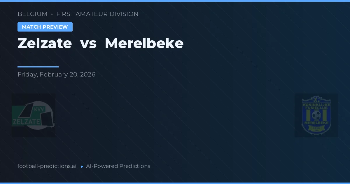 Zelzate vs Merelbeke — matchtips och förhandstitt
