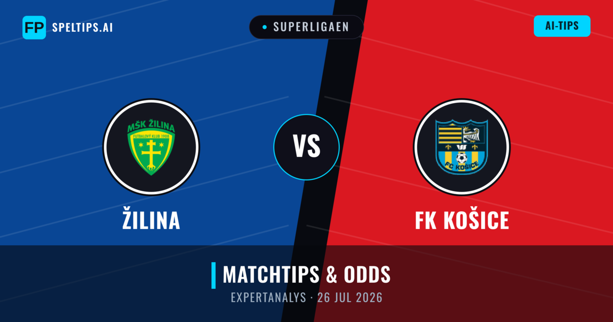Žilina vs FK Košice — matchtips och förhandstitt