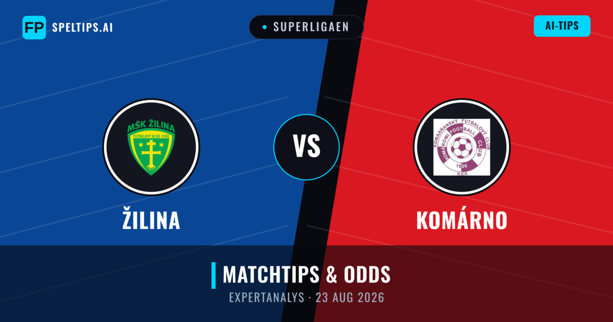 Žilina vs Komárno — matchtips och förhandstitt