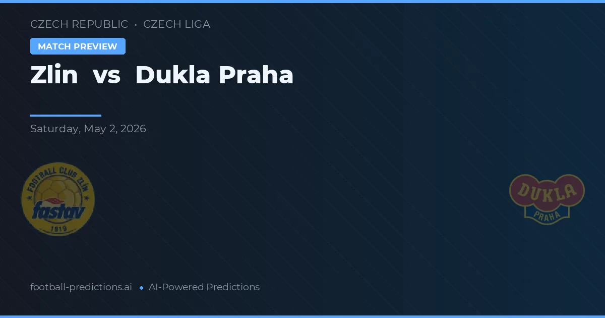 Zlín vs Dukla Praha — matchtips och förhandstitt