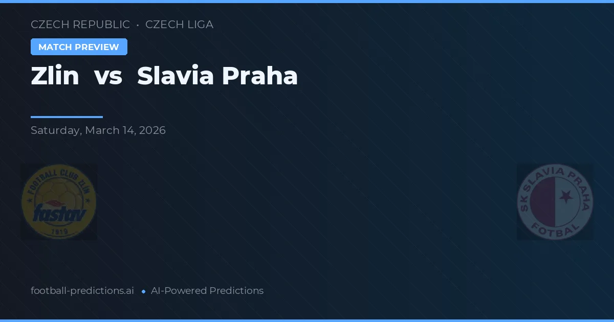 Zlín vs Slavia Prag — matchtips och förhandstitt