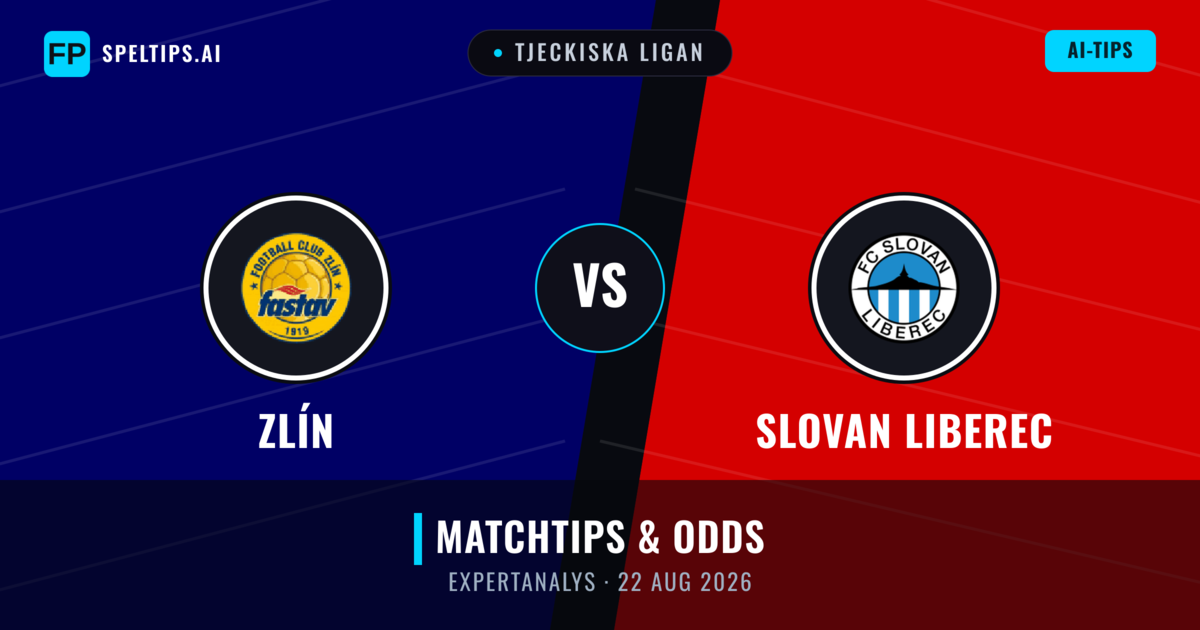 Zlín vs Slovan Liberec — matchtips och förhandstitt