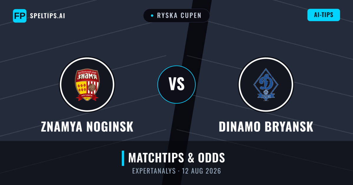 Znamya Noginsk vs Dinamo Bryansk — matchtips och förhandstitt