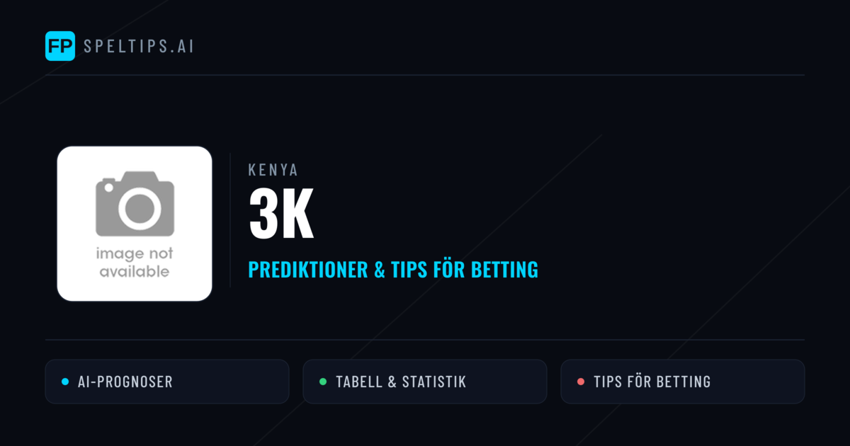 3K Prognoser & Statistik