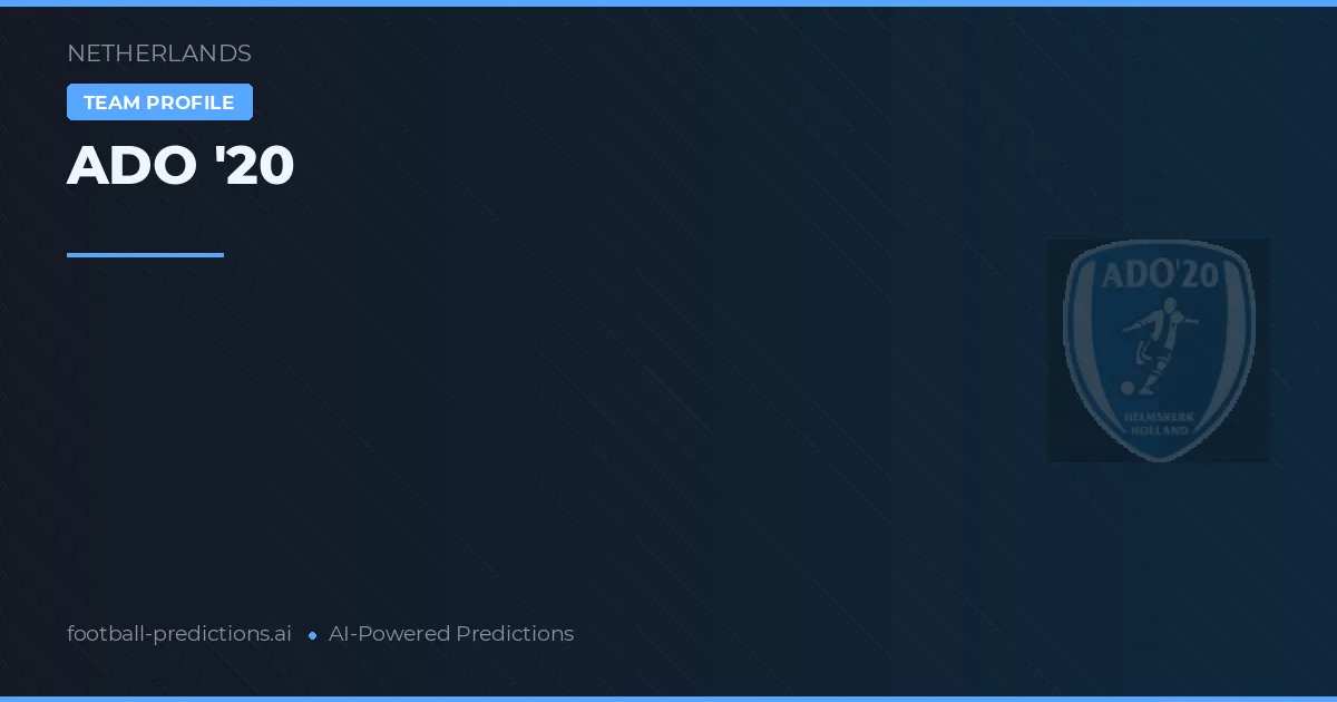 ADO '20 Prognoser & Statistik