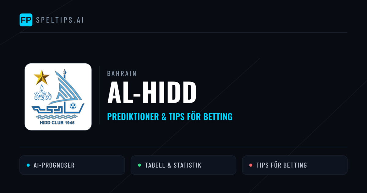 Al-Hidd Prognoser & Statistik