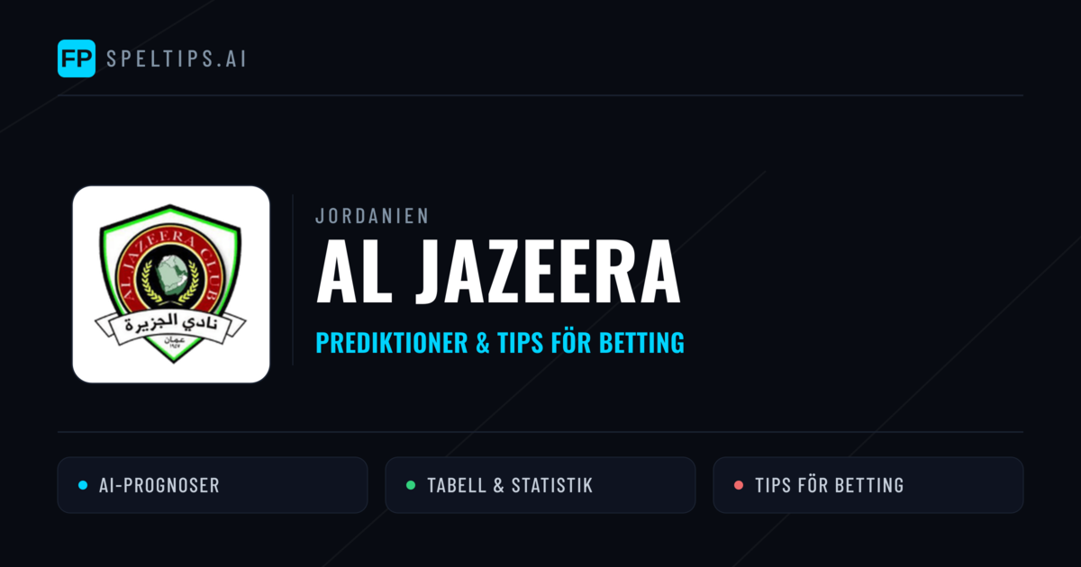 Al Jazeera Prognoser & Statistik