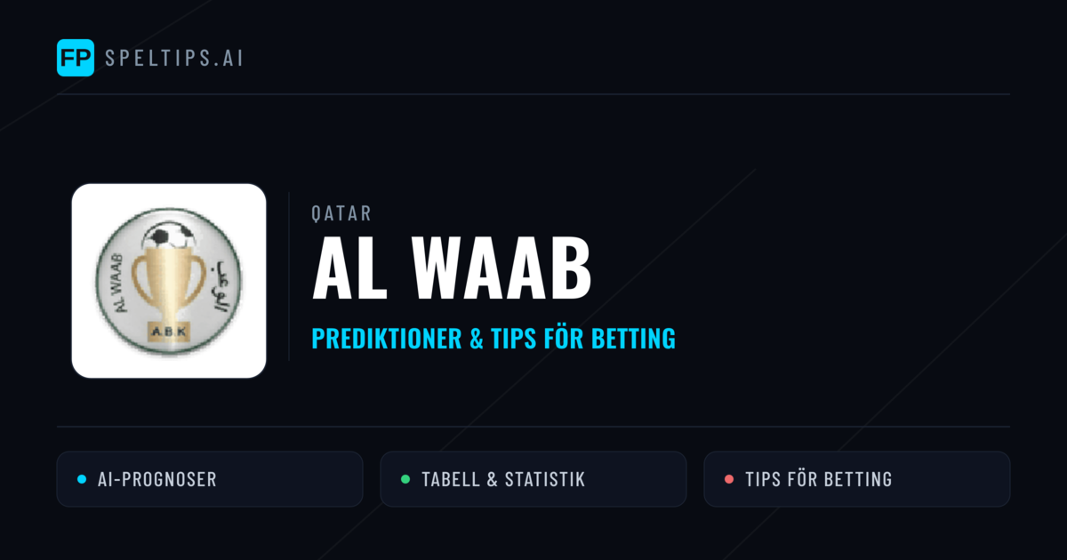 Al Waab Prognoser & Statistik