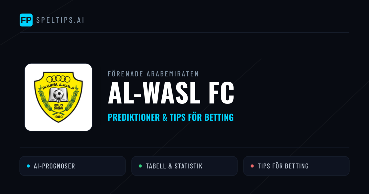 Al-Wasl FC Prognoser & Statistik