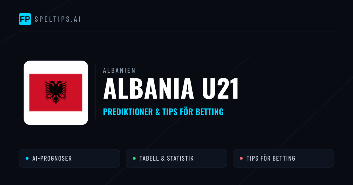 Albania U21 Prognoser & Statistik