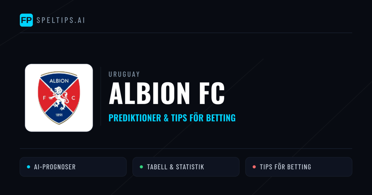 Albion FC Prognoser & Statistik