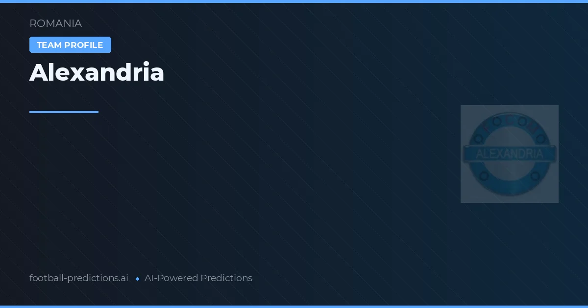 Alexandria Prognoser & Statistik