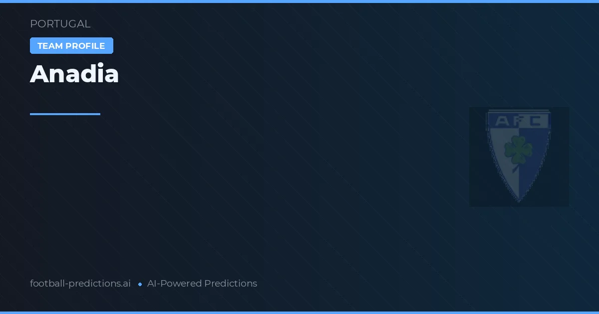 Anadia Prognoser & Statistik