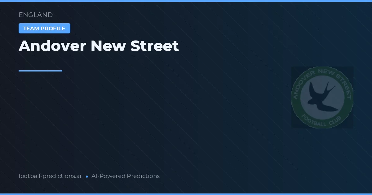 Andover New Street Prognoser & Statistik
