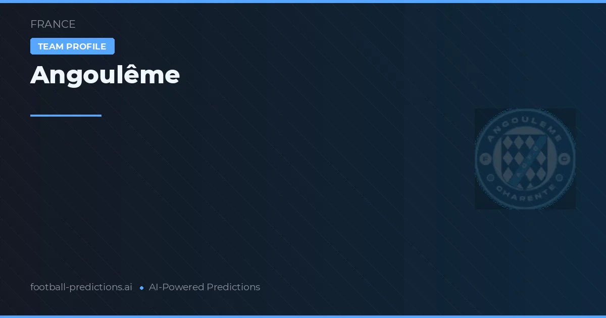 Angoulême Prognoser & Statistik