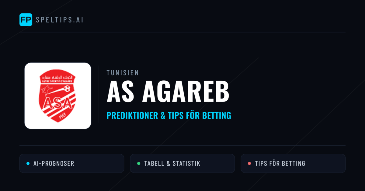AS Agareb Prognoser & Statistik