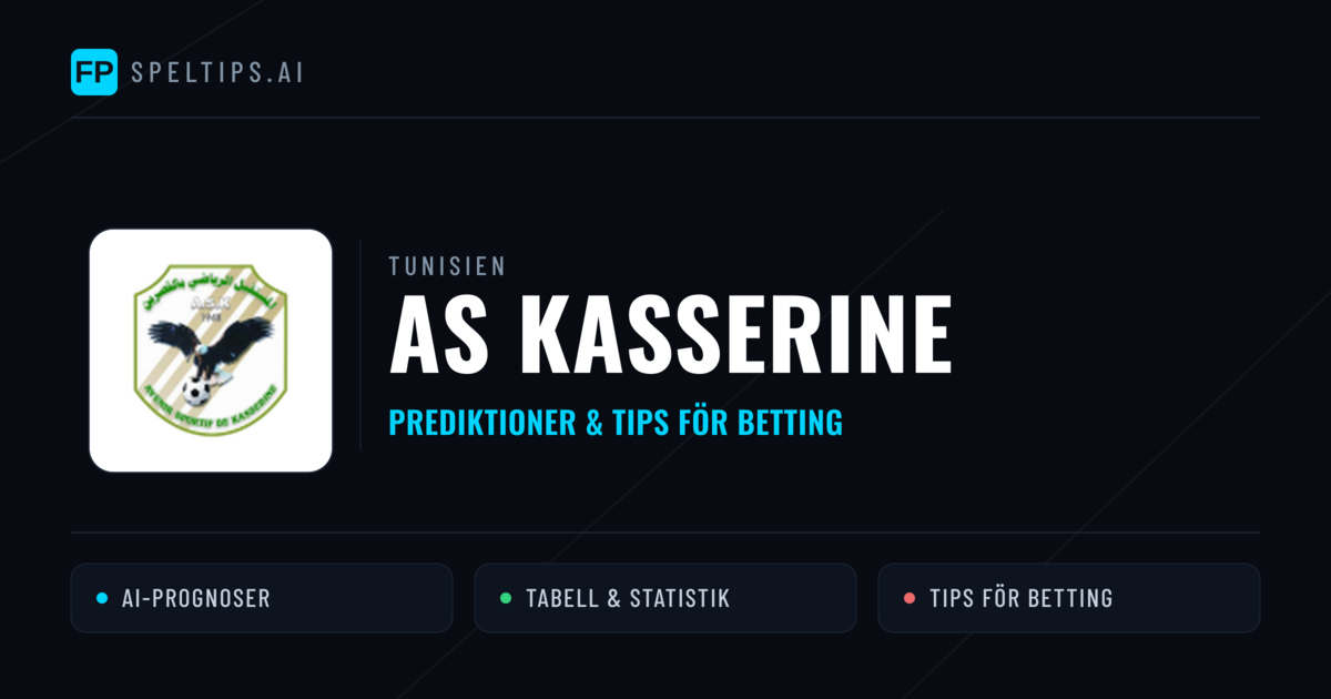 AS Kasserine Prognoser & Statistik