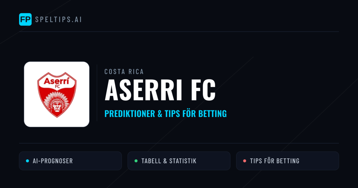 Aserri FC Prognoser & Statistik