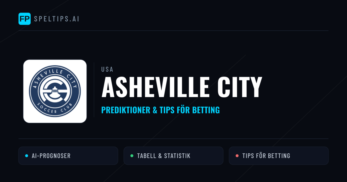 Asheville City Prognoser & Statistik