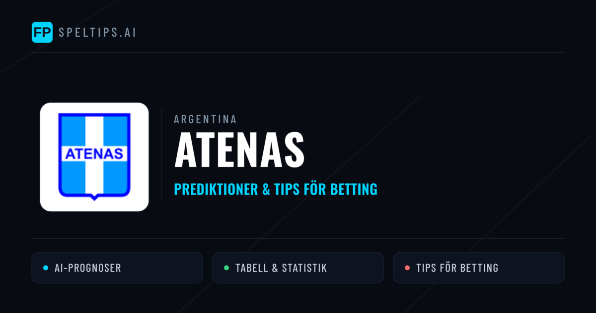 Atenas Prognoser & Statistik