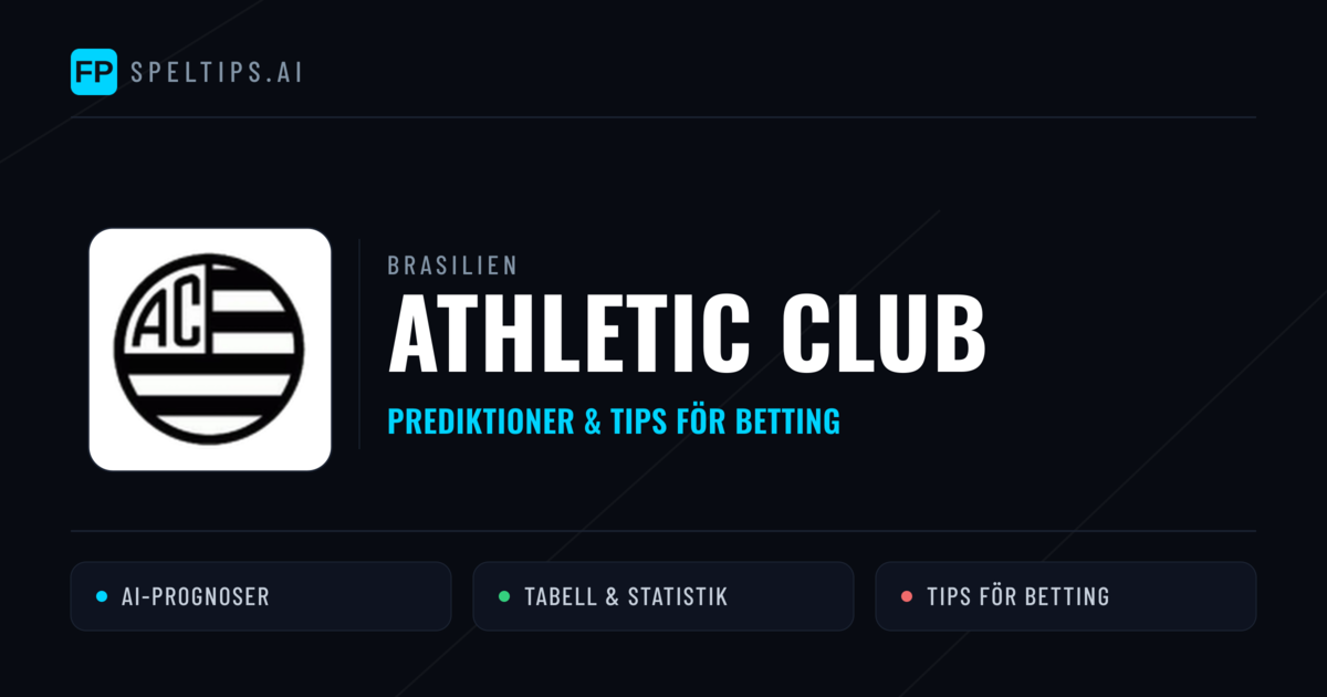 Athletic Club Prognoser & Statistik