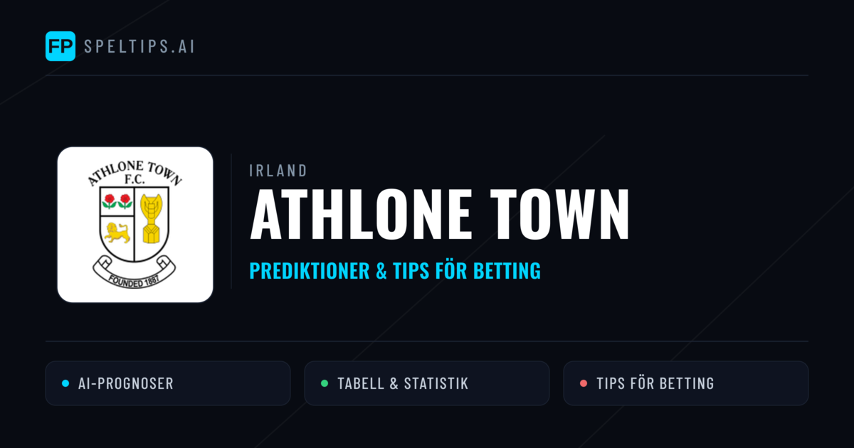 Athlone Town Prognoser & Statistik