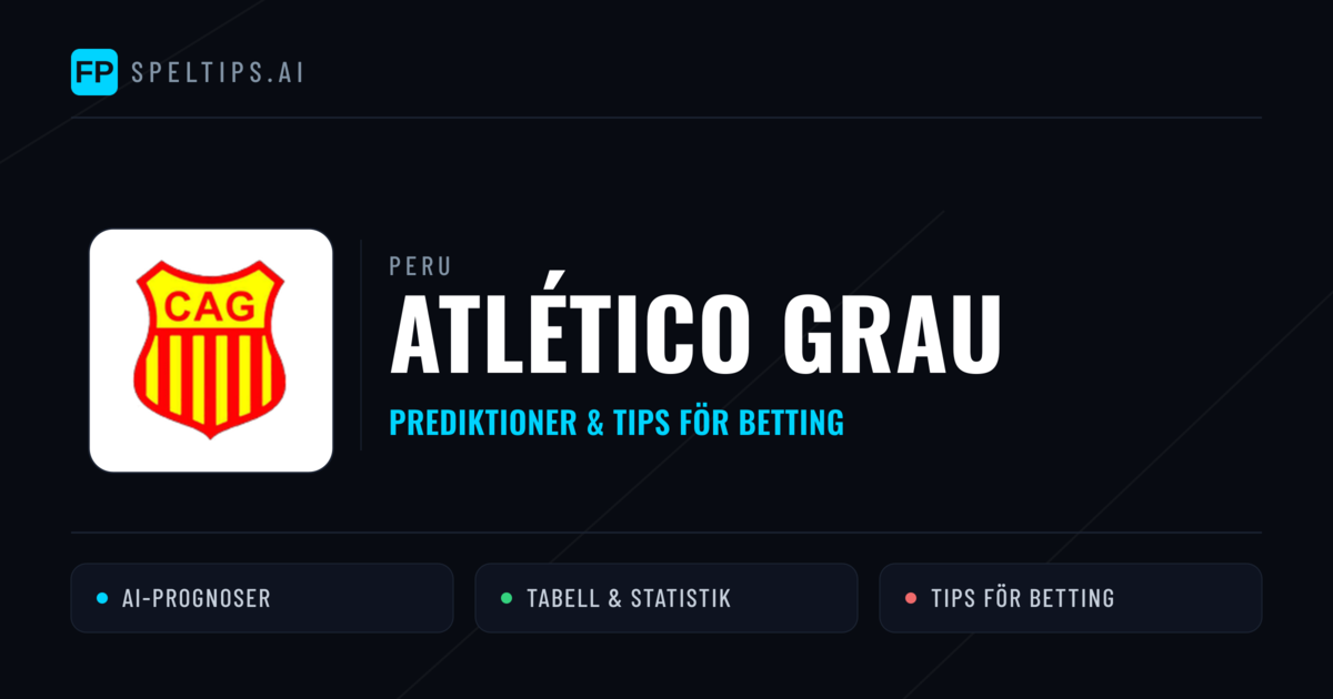 Atlético Grau Prognoser & Statistik