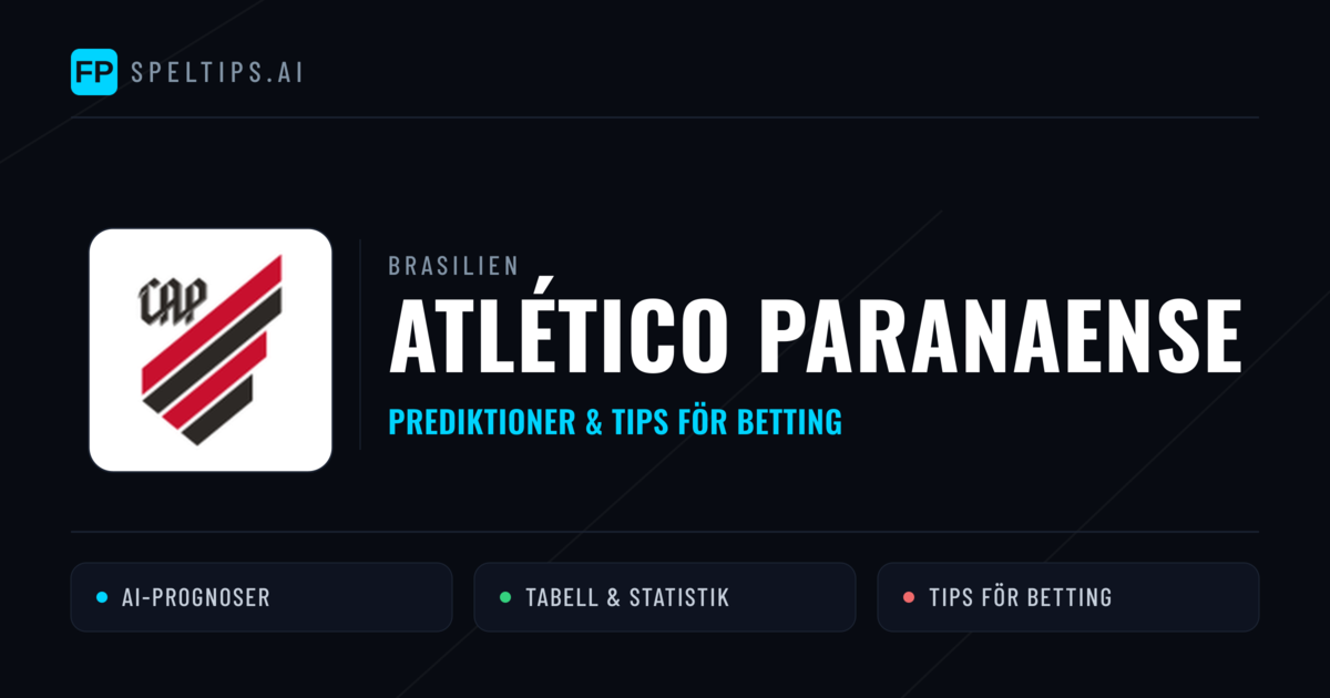 Atlético Paranaense Prognoser & Statistik