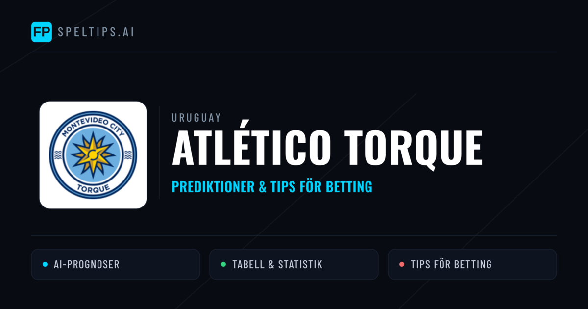 Atlético Torque Prognoser & Statistik