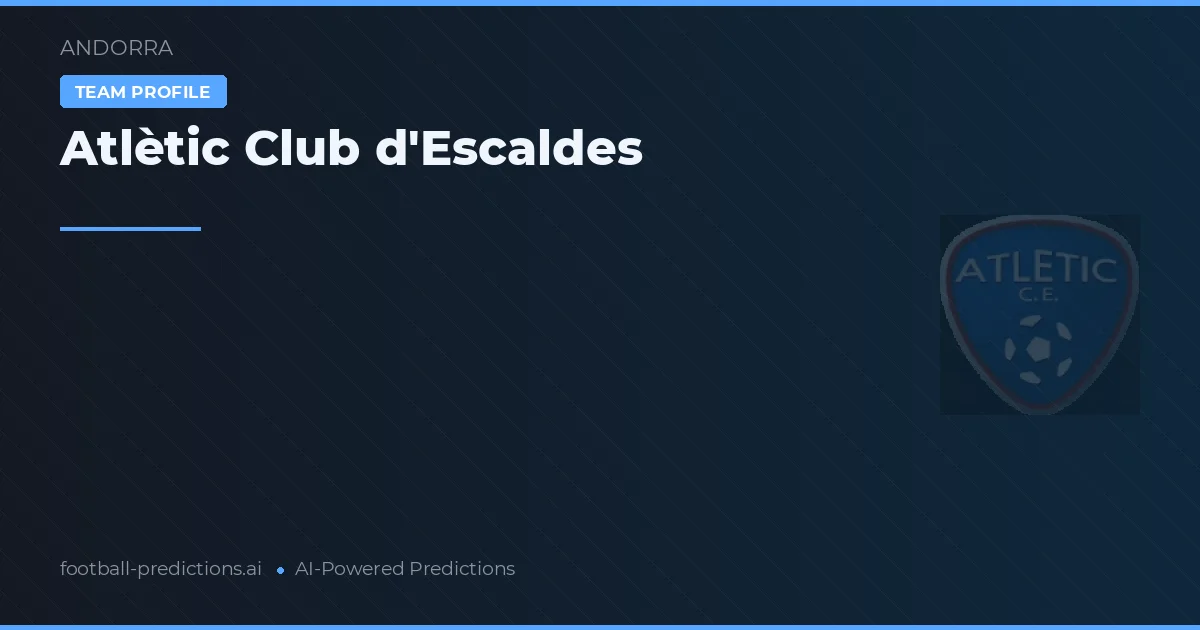 Atlètic Club d'Escaldes Prognoser & Statistik