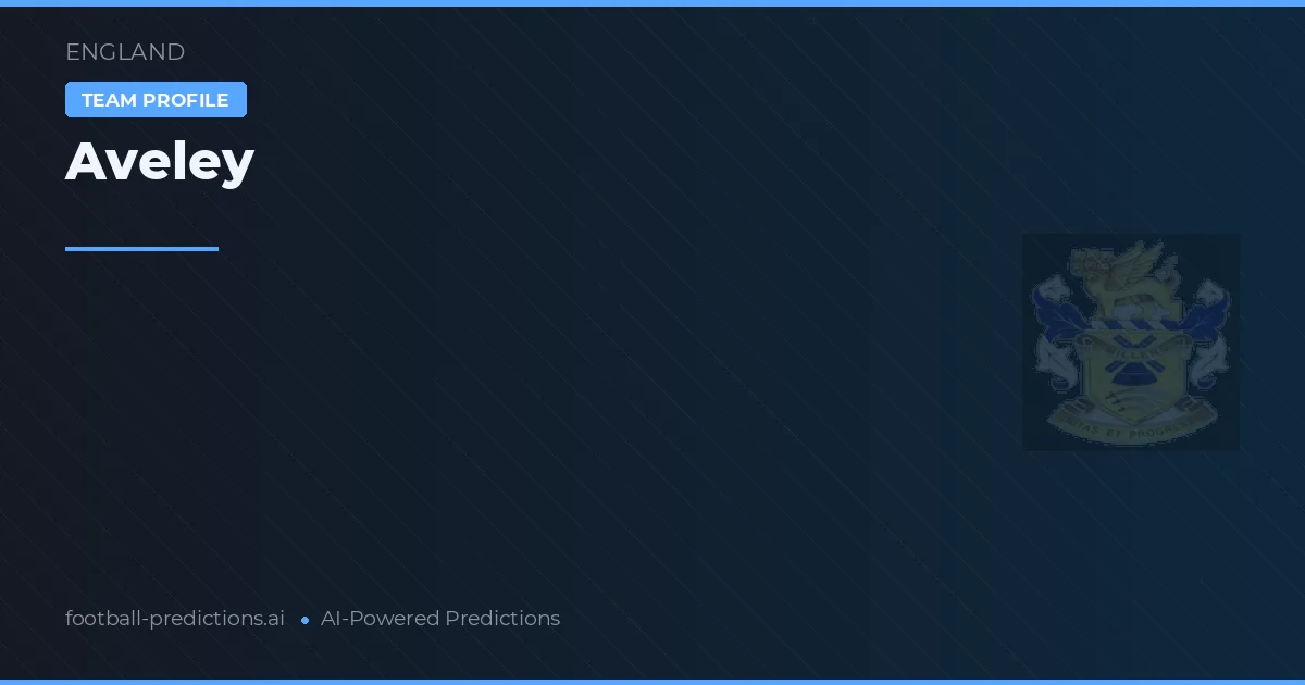 Aveley Prognoser & Statistik