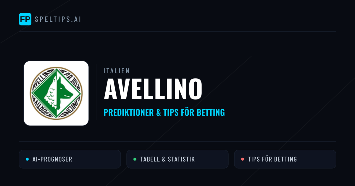 Avellino Prognoser & Statistik