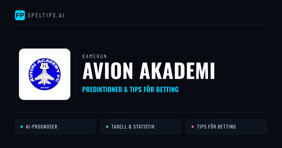 Avion Akademi Prognoser & Statistik