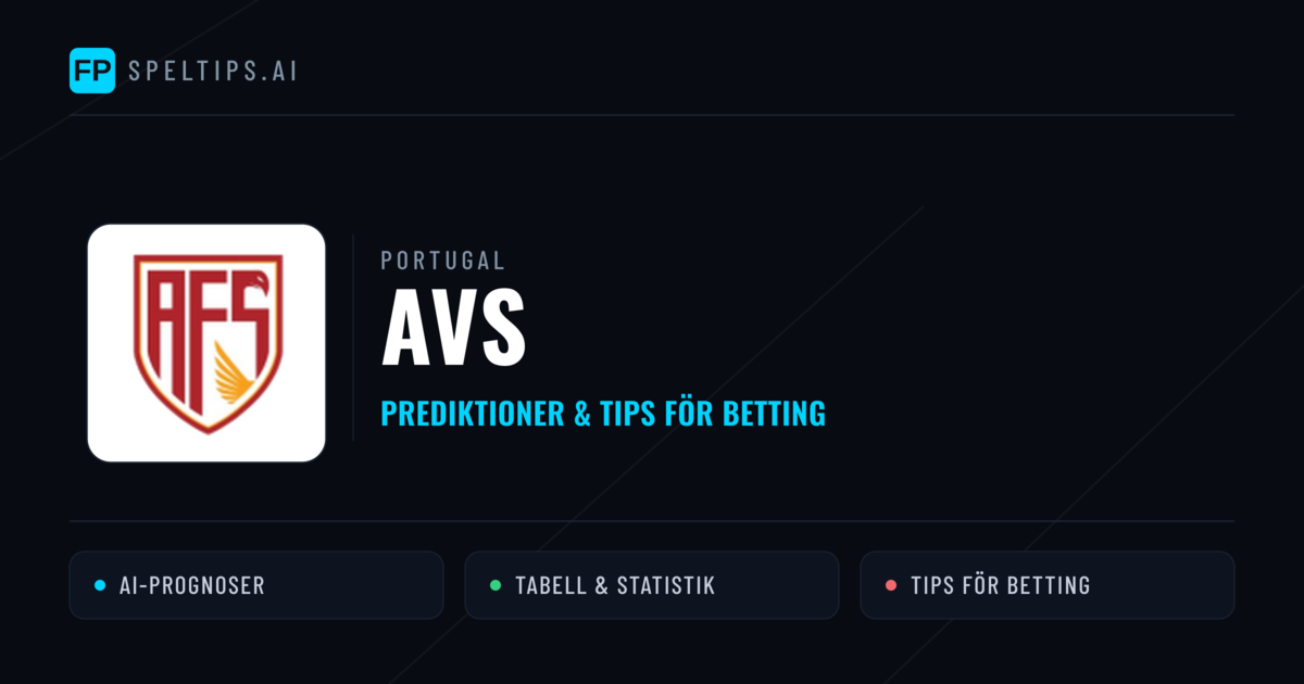 AVS Prognoser & Statistik