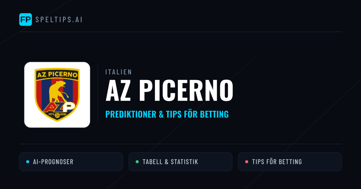 AZ Picerno Prognoser & Statistik