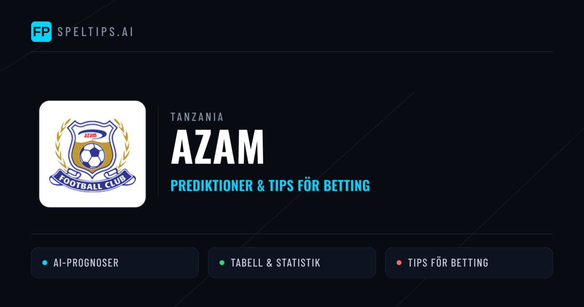 Azam Prognoser & Statistik