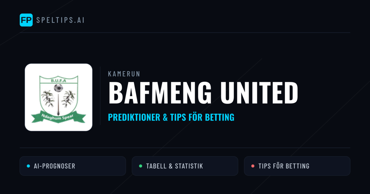 Bafmeng United Prognoser & Statistik